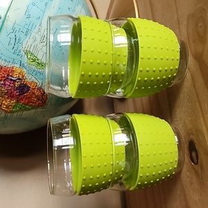 Set of 4 Tealyra glass tea mugs